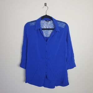 Forever 21 Blue Button Down Shirt
